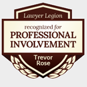 Lawyer Legion recognized for Professional Involvement Trevor Rose
